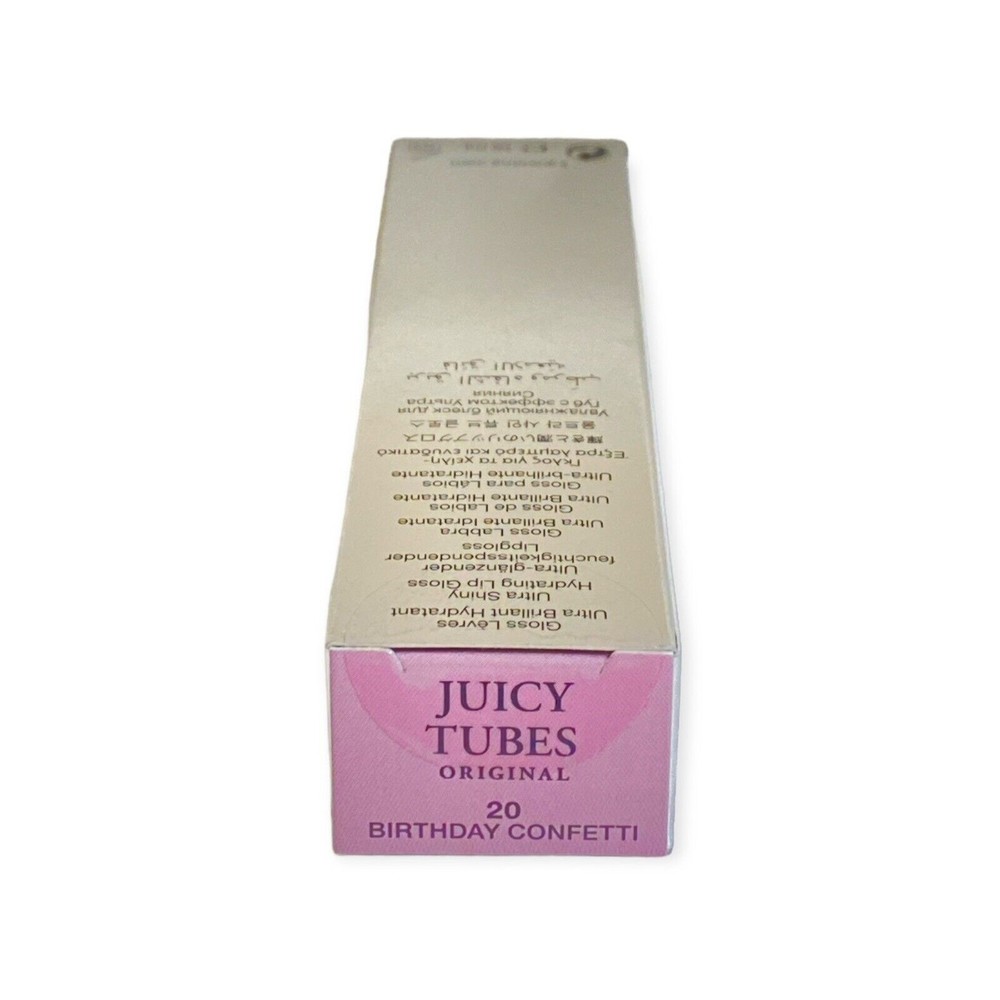 LANCÔME Juicy Tubes Original Lip Gloss #20 BIRTHDAY CONFETTI Full Size New - Picture 6 of 6